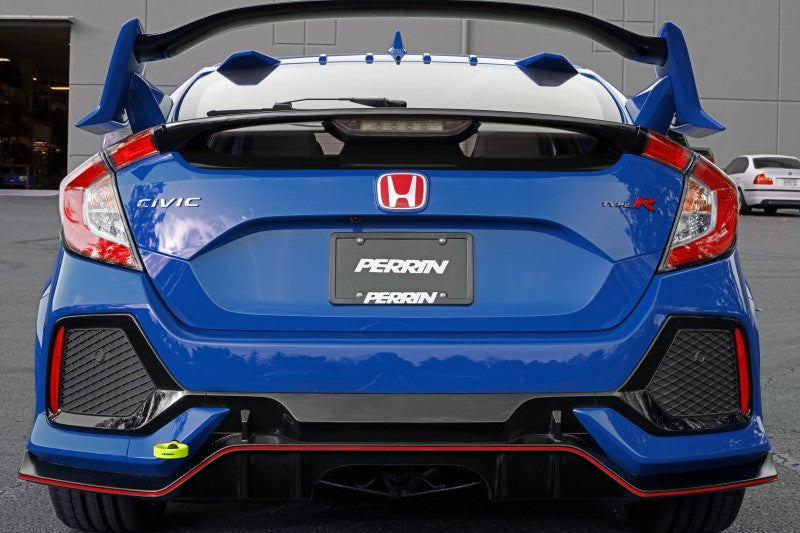 PERRIN Abschlepphaken-Set für Civic SI/Type-R/Schrägheck der 10. Generation (hinten) – Neongelb
