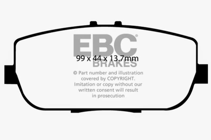 EBC 06-15 Mazda Miata MX5 2.0 Redstuff Bremsbeläge hinten