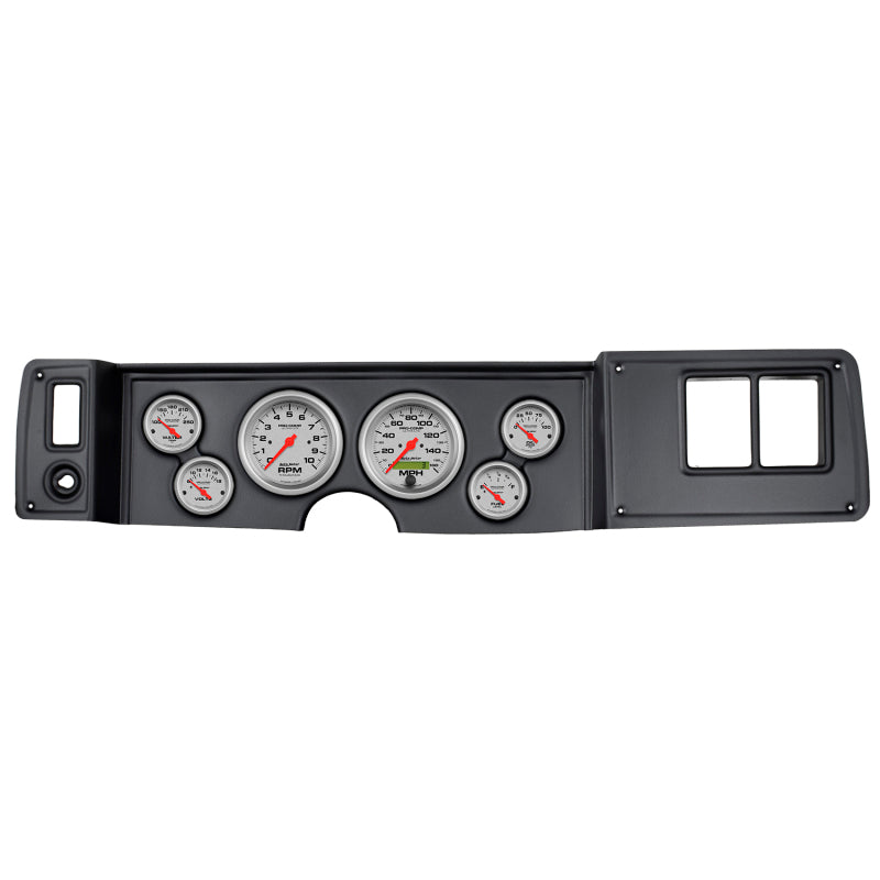 Autometer Ultra-Lite 79-81 Camaro Armaturenbrett-Kit, 6-teilig, Drehzahlmesser/MPH/Kraftstoff/Öl/WTMP/Volt