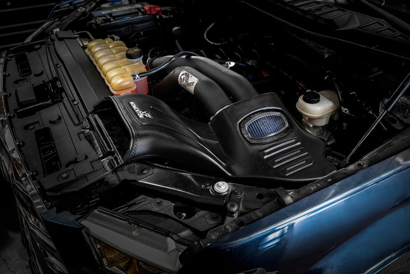 aFe Momentum XP Pro 5R Kaltluftansaugsystem mit schwarzen Aluminium-Ansaugrohren 15-18 Ford F-150 V8-5.0L