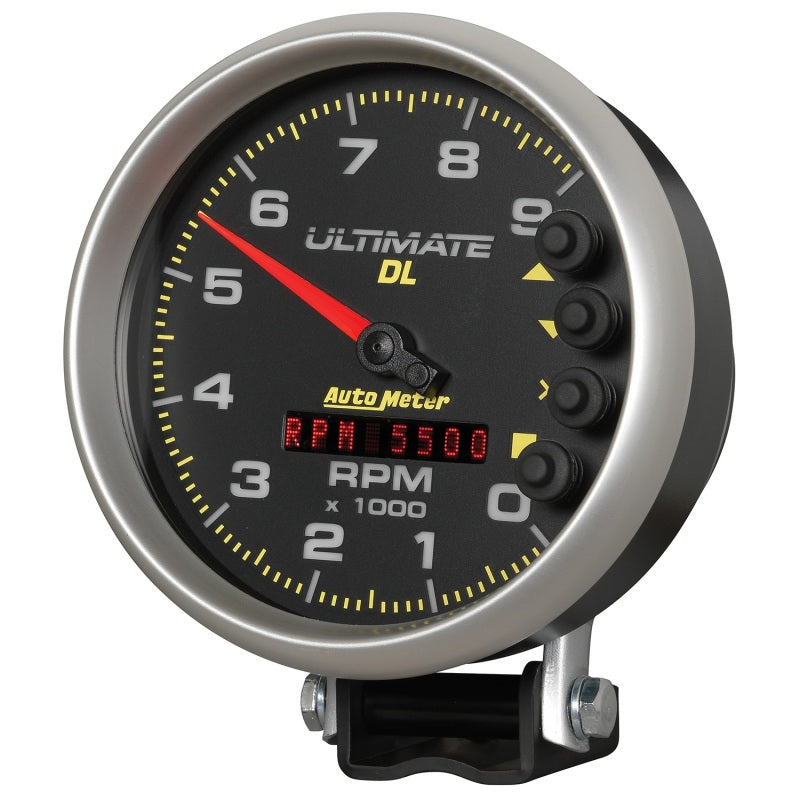 Autometer Ultimate DL Playback Drehzahlmesser, 12,7 cm, 9000 U/min, Schwarz