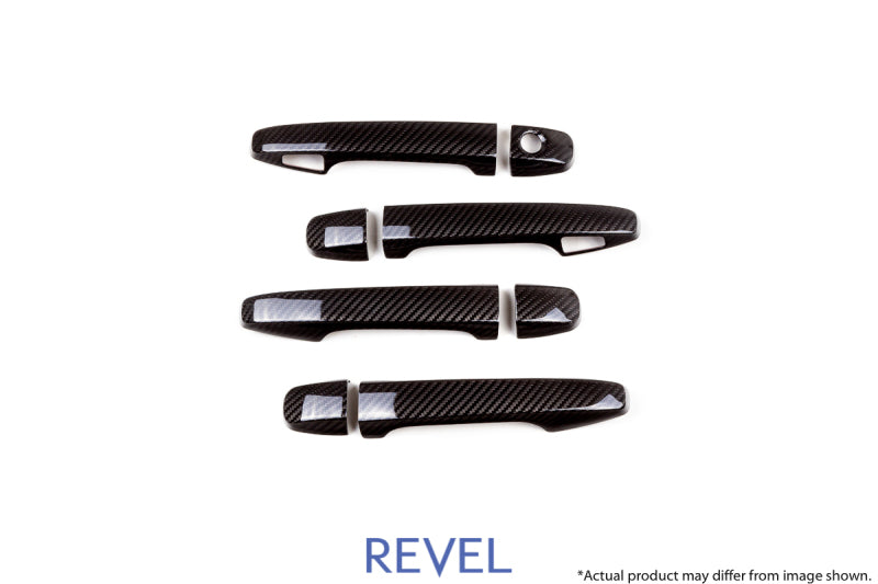Revel GT Dry Carbon Türgriffabdeckungen (FL/FR/RL/RR) 15-18 Subaru WRX/STI - 8 Stück