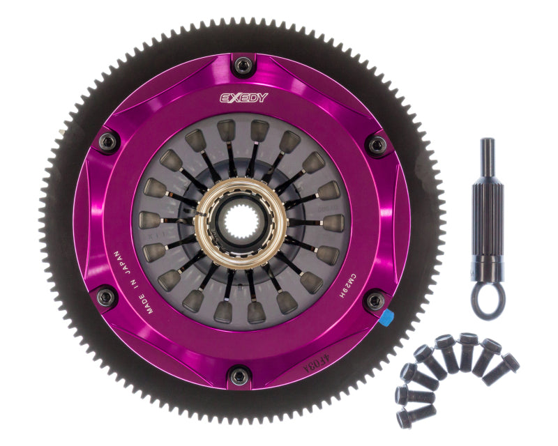 Exedy 2004–2014 Subaru Impreza WRX STI H4 Hyper Twin Cerametallic Kupplung gefederte Mittelscheibe ziehen