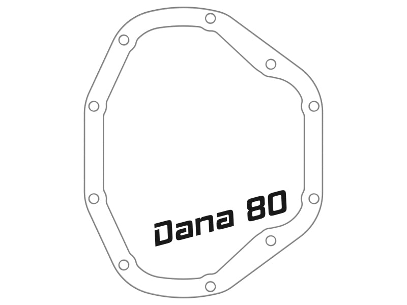 sichere hintere Differentialabdeckung (roh; Street Series); Dodge Diesel Trucks 94-02 L6-5,9 l (td)