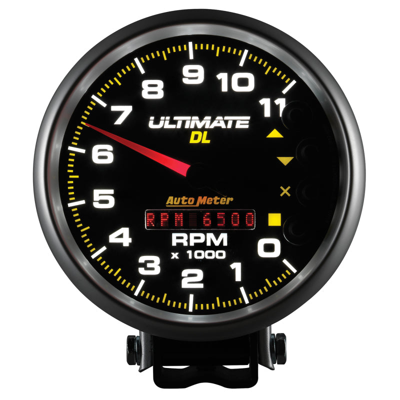 Autometer Ultimate DL Playback Drehzahlmesser, 12,7 cm, 11.000 U/min, Schwarz