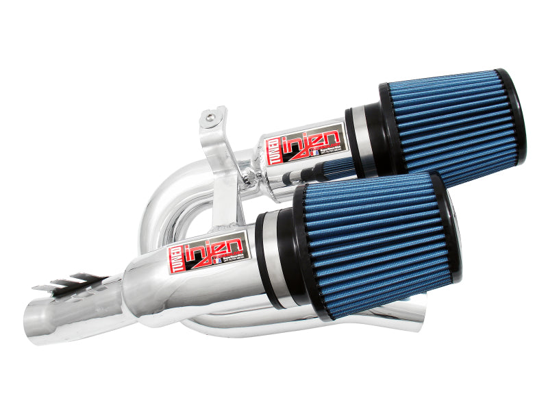 Injen 07–09 335i E92 / 08–09 135i E82 3,0 l L6 Doppelansaugung, polierte Short Ram-Ansaugung