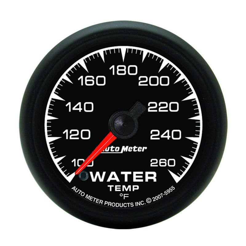 Autometer ES 52,4 mm 100-260 Grad. F Wassertemperaturanzeige