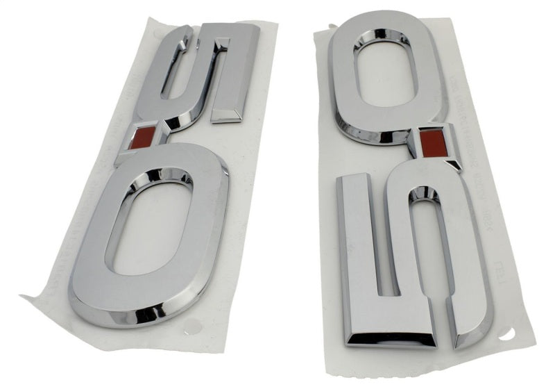 Ford Racing 15-17 Ford Mustang 5.0L Kotflügelemblem Chrom