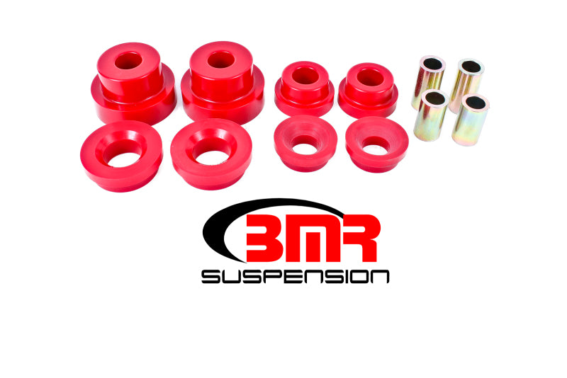 BMR 10-15 5. Generation Camaro Hinterradhalterung Pro Version Komplettes Buchsen-Kit (Polyurethan) - Rot