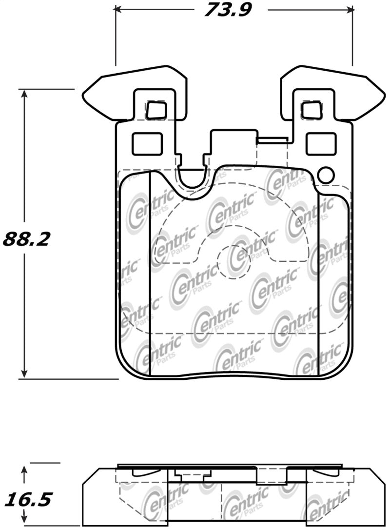 StopTech Street Performance Bremsbeläge BMW F22 M235i/F30 335i/F32 435i – Hinten