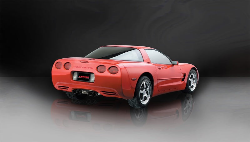 Corsa 1997–2004 Chevrolet Corvette C5 Z06 5,7 l V8 Schwarz Xtreme Axle-Back-Auspuff
