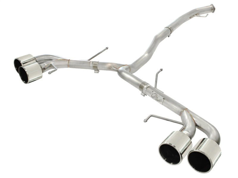 aFe Takeda 3 Zoll SS Auspuff Cat-Back 09-14 Nissan GTR V6 3,8 l polierte Spitzen