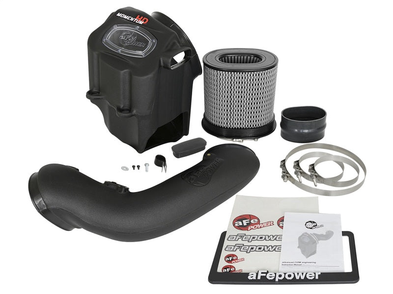 aFe Momentum HD Intakes Pro Dry S Ford Diesel Trucks V8 6,7 l (td)