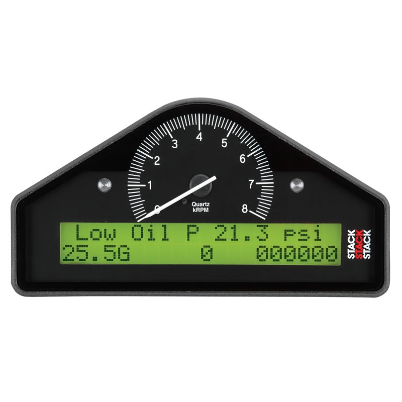AutoMeter Stack Street Dash Schwarz 0-8K U/min (PSI / Grad F / MPH)