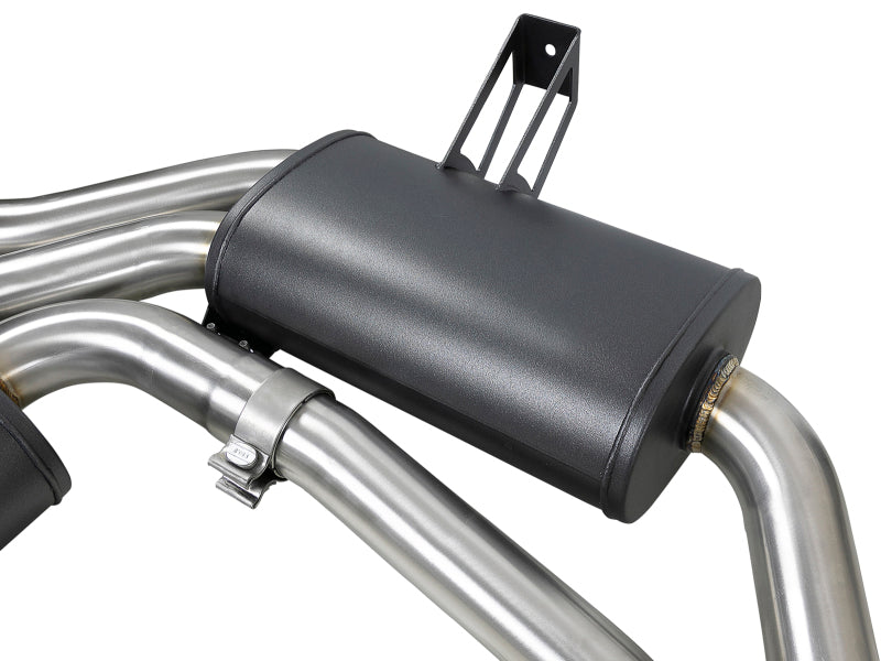 aFe MACH Force-Xp 2,5 Zoll 304 SS Cat-Back-Auspuff mit polierten Spitzen 01-06 BMW M3