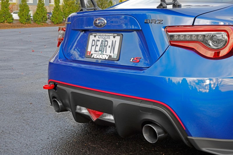 PERRIN 13–20 & 2022 Subaru BRZ / 13–16 Scion FRS / 17–20 Toyota 86 Abschlepphaken-Set (hinten) – Rot