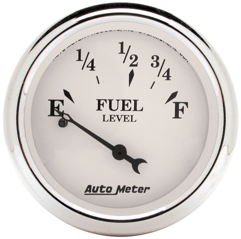 Autometer Old Tyme Weiß 5-teiliges Kit (MPH/FUEL/OILP/WTMP/BAT) 59-60 Chevy Car Direct-Fit Armaturenbrett-Kit