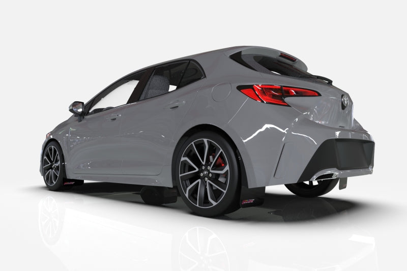 Rally Armor 19-22 Hyundai Veloster N Schwarzer Schmutzfänger BCE Logo