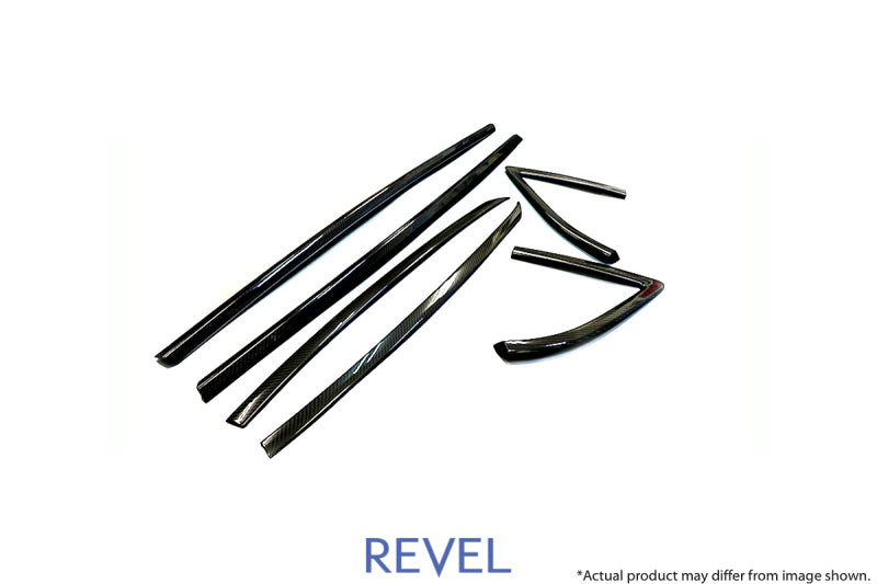 Revel GT Dry Carbon Tür-/Fensterleistenabdeckung 2020 Toyota GR Supra - 6-teilig