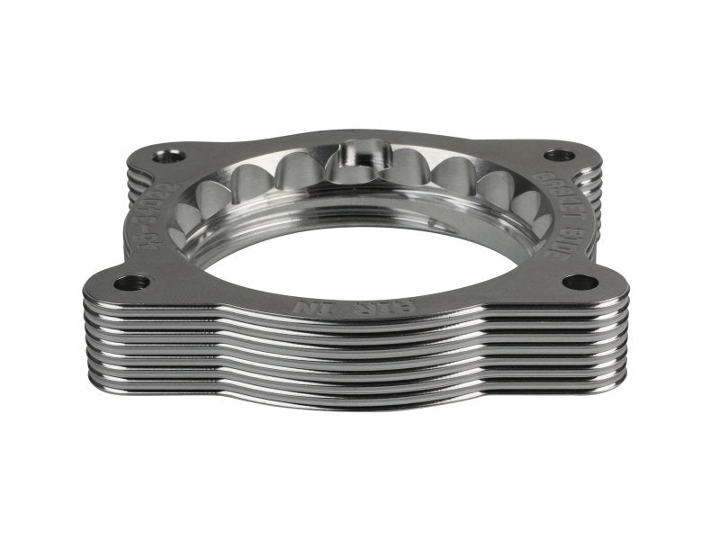 aFe 02–09 Chevrolet Trailblazer/ 02–09 GMC Envoy L6 4,2 l Silver Bullet Drosselklappen-Abstandshalter – Silber