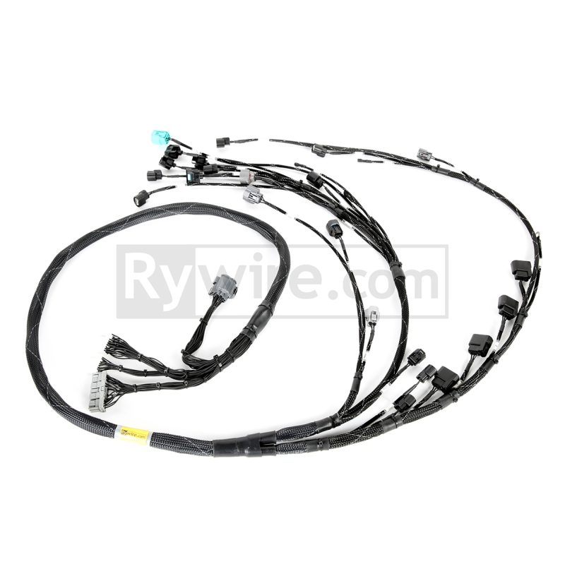 Rywire Honda K24Z3 Tucked Budget Motorkabelbaum mit OBD2 02-04 K24Z3 Sensoren & Anschlüsse/Front VSS