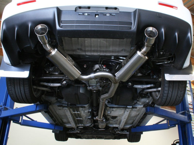 aFe Takeda Auspuff 304SS Dual Cat-Back mit polierten Spitzen 08-13 Mitsubishi Lancer Evo X L4 2.0L Turbo