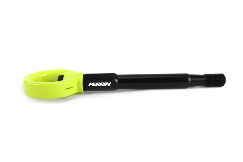 PERRIN 08-14 Subaru WRX/STI (Sedan) / 20-25 Outback All Models Tow Hook Kit (Rear) - Neon Yellow