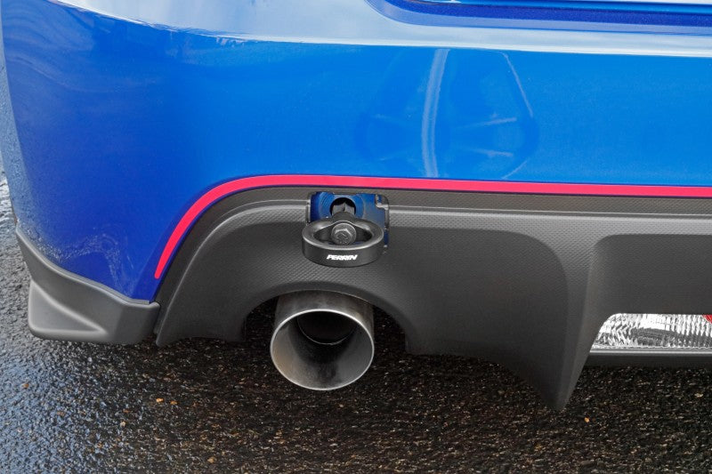 PERRIN 13–20 & 2022 Subaru BRZ / 13–16 Scion FRS / 17–20 Toyota 86 Abschlepphaken-Set (hinten) – Schwarz