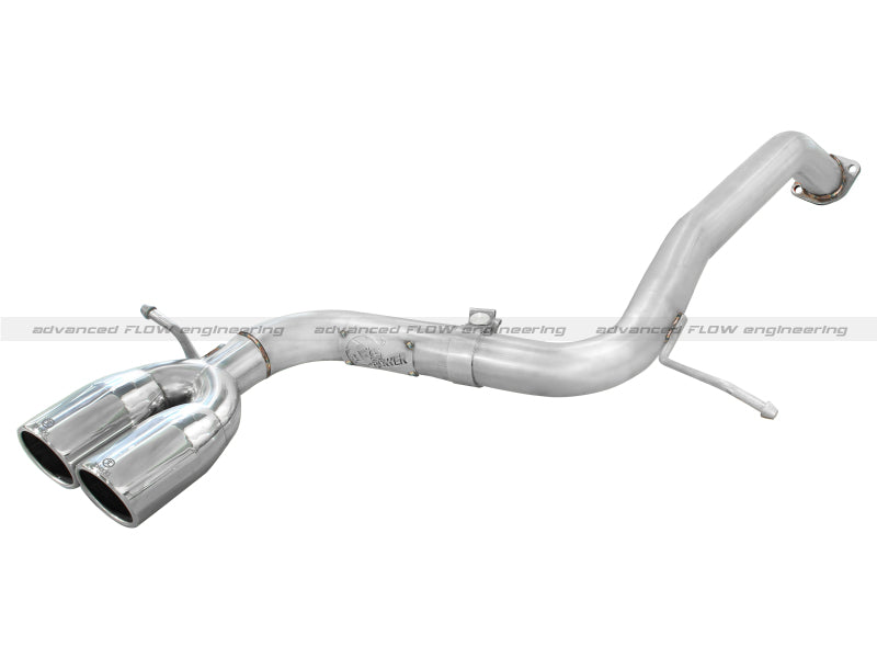 aFe Takeda Auspuff Axle-Back 08-14 Scion xB L4 2,4L 304SS Polierter Doppelrohrauspuff