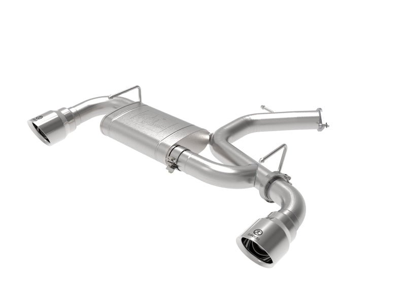 aFe Takeda Auspuff Axle-Back 19–20 Hyundai Veloster N 304SS polierter Doppelrohrauspuff