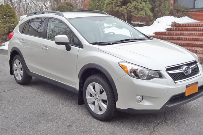 Rally Armor 13-17 Subaru Crosstrek XV, roter Schmutzfänger mit weißem Logo