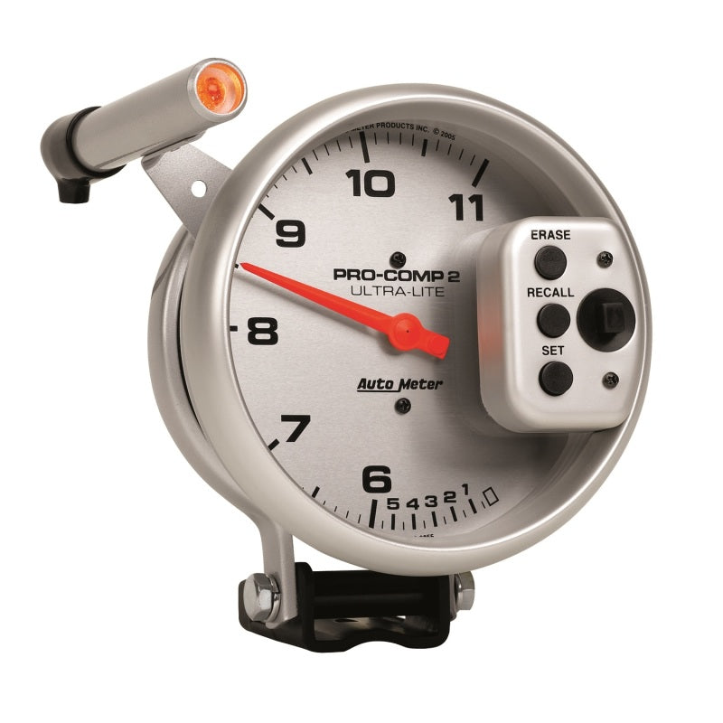 Autometer Ultra-Lite 5 Zoll 11000 U/min Dual Range mit Shift-Lite und Memory Tach