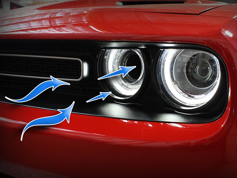 aFe Momentum GT Air Scoop 2019+ Dodge Challenger R/T V8-6.4L HEMI mit Scat Pack