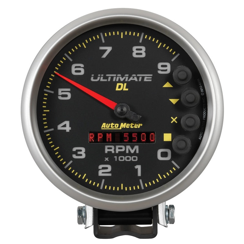 Autometer Ultimate DL Playback Drehzahlmesser, 12,7 cm, 9000 U/min, Schwarz