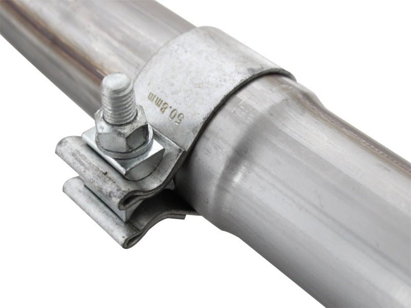 aFe Power Twisted Steel Y-Pipe Edelstahl 2,5 Zoll 12-14 Jeep Wrangler V6 3,6L