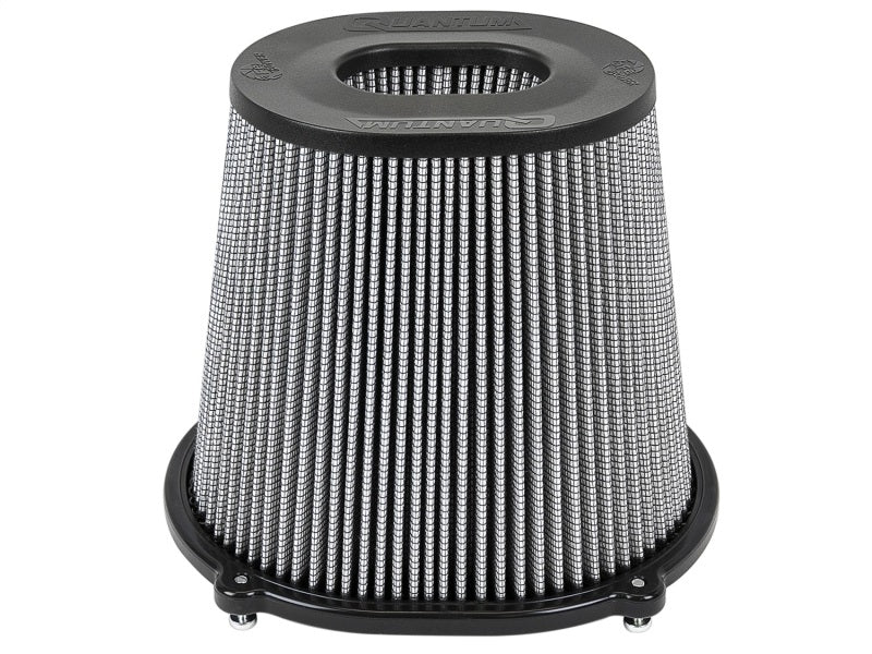 aFe Quantum Pro DRY S Luftfilter, umgedrehtes Oberteil – 5 Zoll Flansch x 8 Zoll Höhe – Dry PDS
