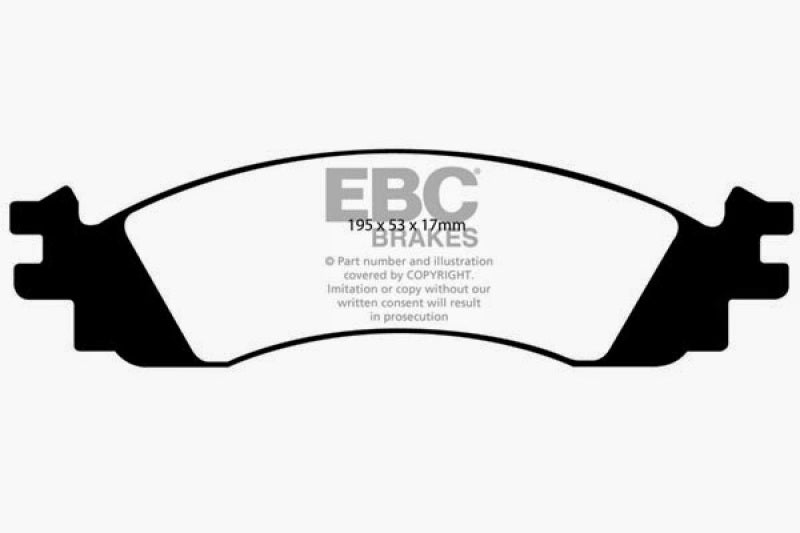 EBC 06-10 Ford Explorer 4.0 2WD Yellowstuff Bremsbeläge vorne