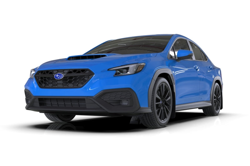 Rally Armor 22-25 Subaru WRX Schwarzer UR-Schmutzfänger mit rotem Logo