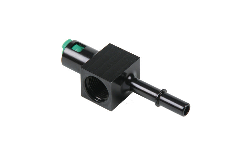 Aeromotive 3/8-Zoll-Schnellanschluss mit AN-08-Anschluss und 1/8-Zoll-Messanschluss