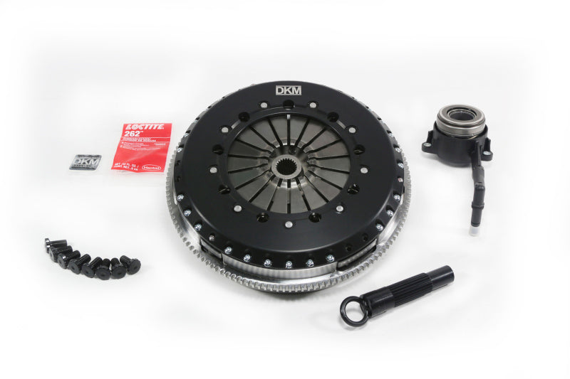 DKM Clutch VW MK4 R32 MS Doppelscheiben-Kupplungssatz mit Stahlschwungrad (890 Nm Drehmoment)