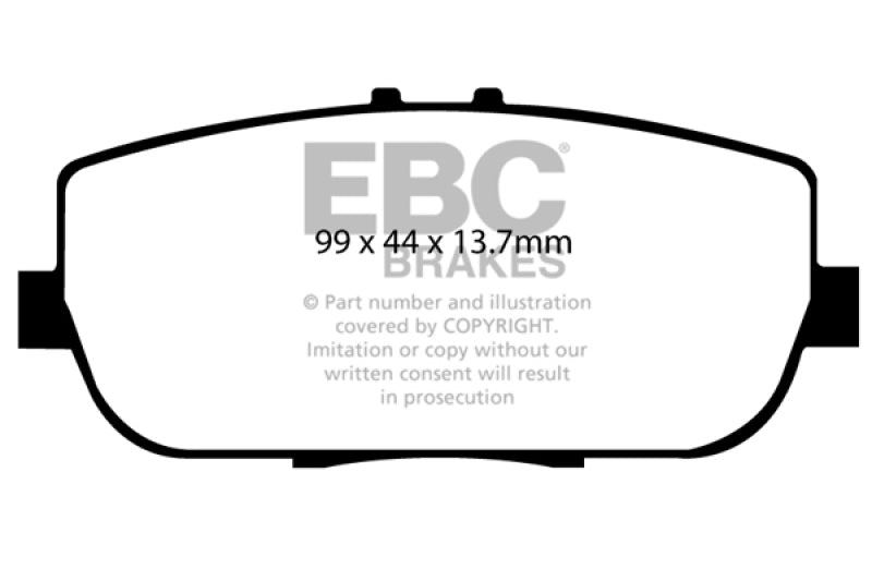 EBC 06-15 Mazda Miata MX5 2.0 Redstuff Bremsbeläge hinten
