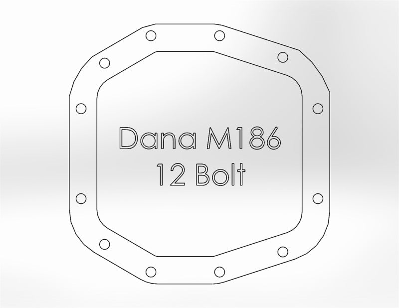 aFe Pro Series Vordere Differentialabdeckung, Schwarz, 2018+ Jeep Wrangler (JL) V6 3,6 l (Dana M186)