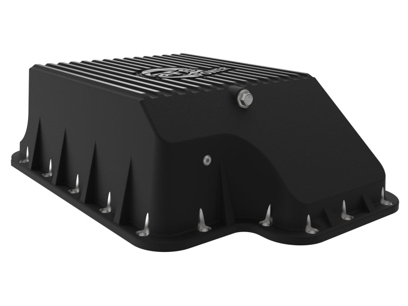 sichere Getriebewanne (schwarz); Ford Diesel Trucks 03-10 V8-6,0/6,4 l (td)