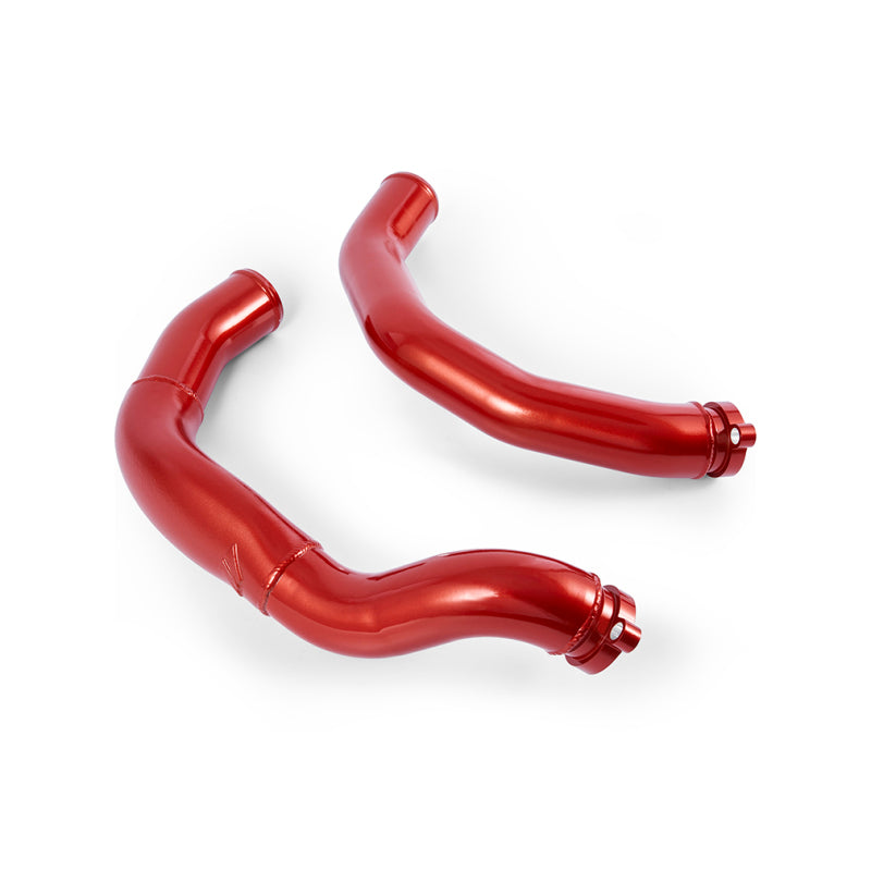 Mishimoto 15–20 BMW F80 M3/M4 Ladeluftkühler-Rohr-Set – Sakhir Orange