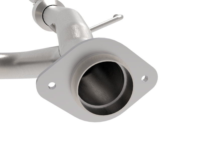 aFe Toyota Tacoma 05-15 V6-4.0L Twisted Steel Y-Rohr mit Kat