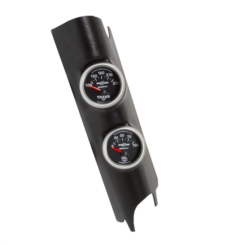 Autometer 11+ Jeep Wrangler A-Säulen-Getriebetemperatur/Öldruck Sport Comp 2 Messgeräte-Kit