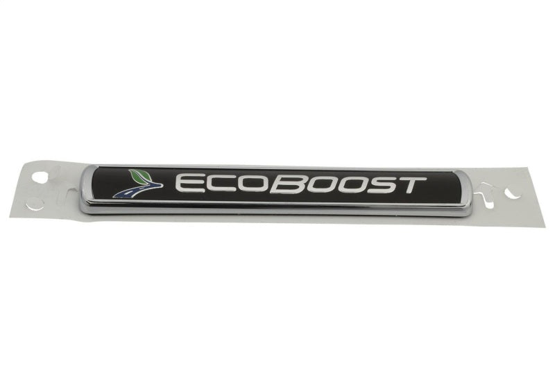 Ford Racing Schwarz/Silber EcoBoost-Emblem 3-1/2 Zoll x 9/16 Zoll – 2er-Set