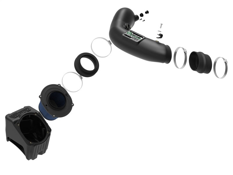 aFe Quantum Pro 5R Kaltluftansaugsystem 17-18 Ford Powerstroke V8-6.7L - Geölt