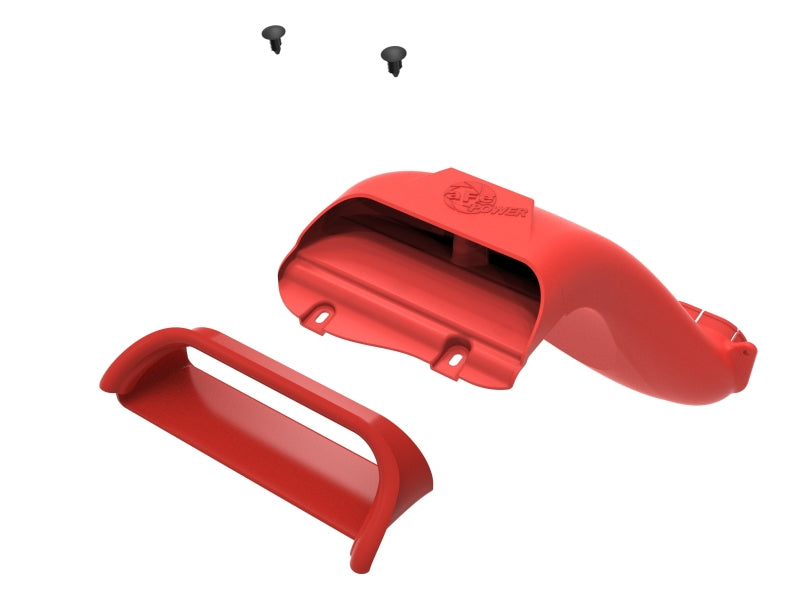 aFe Rapid Induction Dynamic Air Scoop 2021+ Ford F-150V6/V8 - Rot
