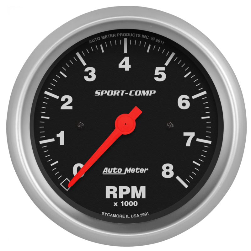 Autometer Sport-Comp 70–72 Chevelle SS/El Camino Armaturenbrett-Kit, 6-teilig, Drehzahlmesser/MPH/Kraftstoff/Öl/WTMP/Volt